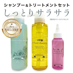 画像2: 疎水化トリートメントセット（シャンプー＆トリートメントセット〜ツヤサラ髪へ〜）送料無料シャンプー、トリートメント、リードオイルK (2)